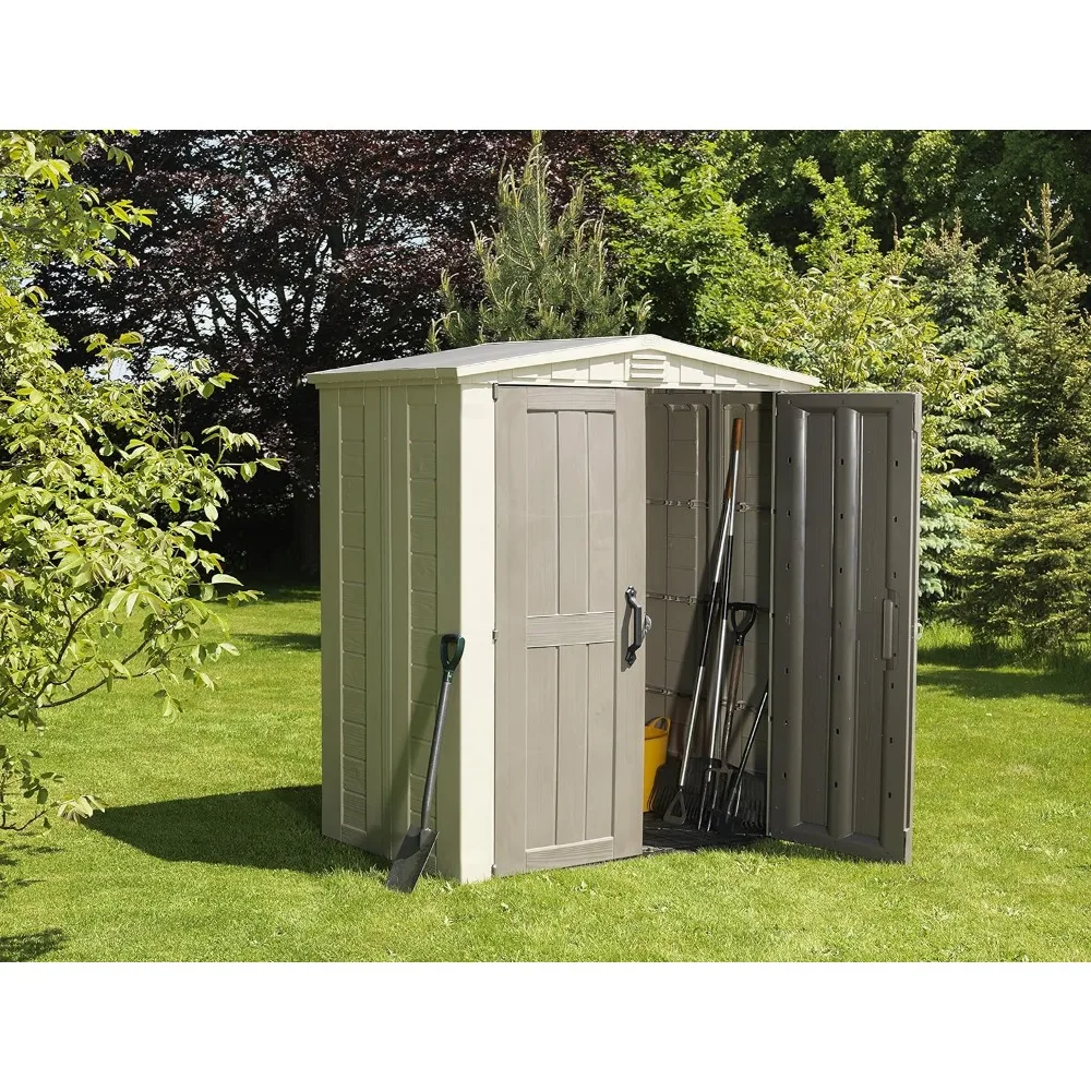 6x3 Outdoor Storage Shed Kit-Perfect To Store Patio Furniture, Garden Tools Bike Accessories, Beach Chairs,Sheds