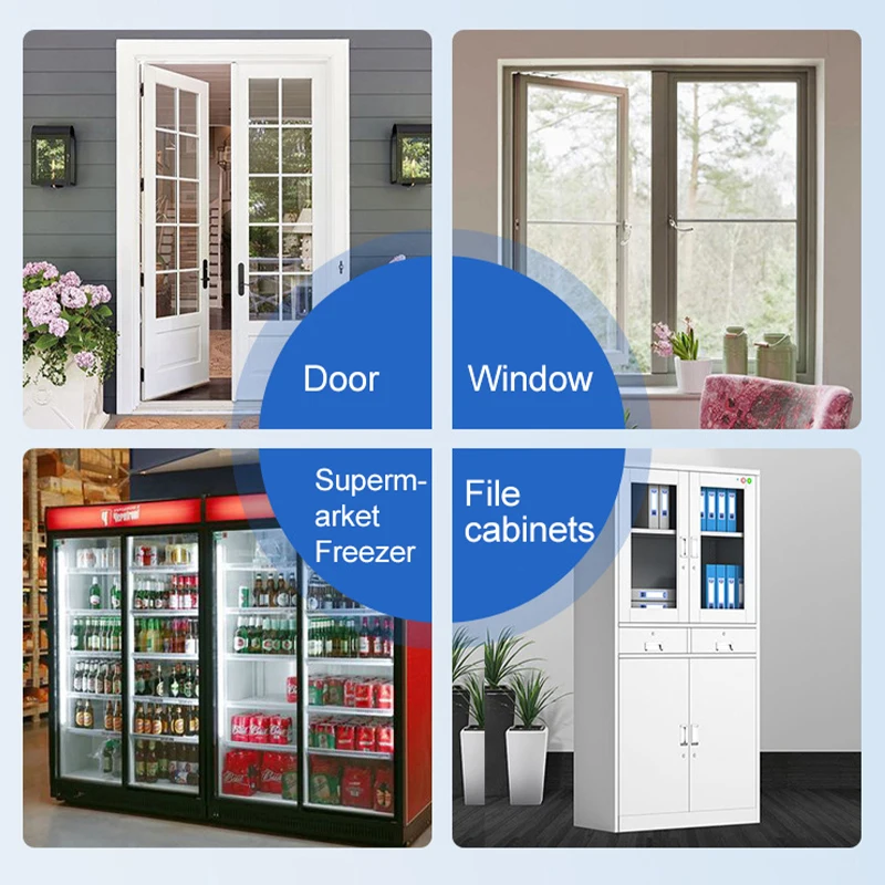 Wireless Door Window Alarm 110dB Anti-theft Door Magnetic Sensor, Home Safety Burglar Deterrent, Window Open Reminder