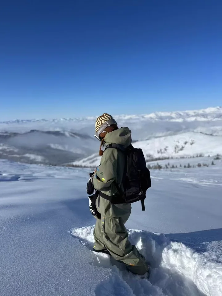 John Snow 2025, neuer professioneller wasserdichter Skianzug für Herren und Damen, warm, atmungsaktiv, Schneemantel und Hose im amerikanischen Stil – Detail 9