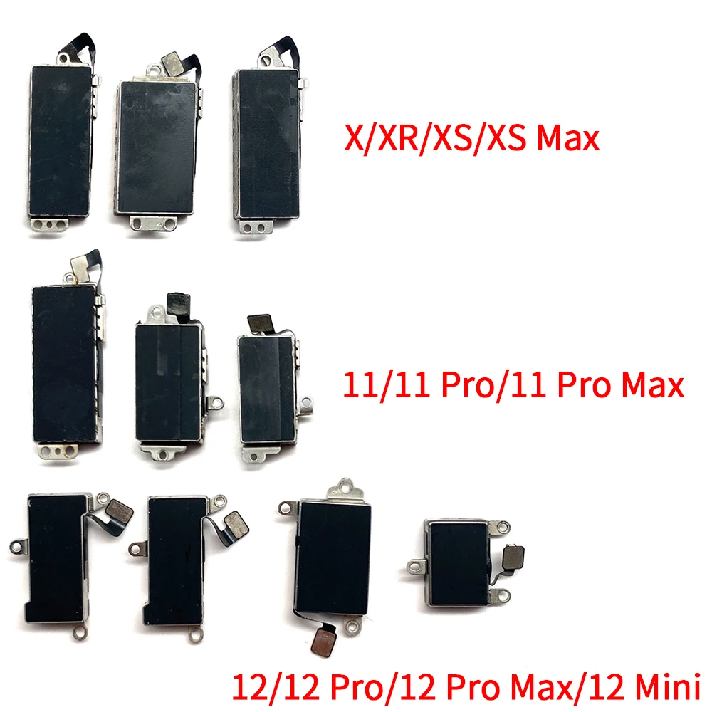NEW Vibrator Module Ribbon Flex Cable Motor Vibration For IPhone 11 12 Pro Max X XR XS Max 12 mini 6S 7 8 Plus