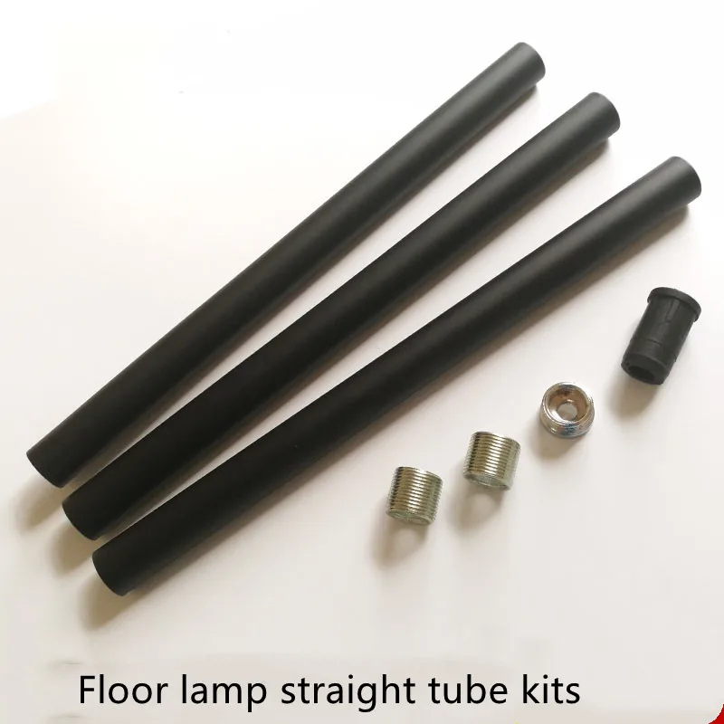 Dia 25mm Two Female Thread Connection Tube Screw Tube Hollow Straight Rod Retro Chrome Inner Tooth Tube For Floor Lamp DIY Part