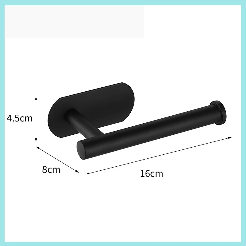 1/2/5pcs Free Nail Style 16cm 304 Stainless Steel Towel Rack Bathroom Pole Pendant Set Bath Towel Bathroom Tissue Holder B2