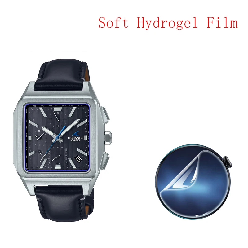 Soft Hydrogel Film Clear HD Transparent Protector Protective Guard Smart watch for CASIO OCW-T5000 10PCS