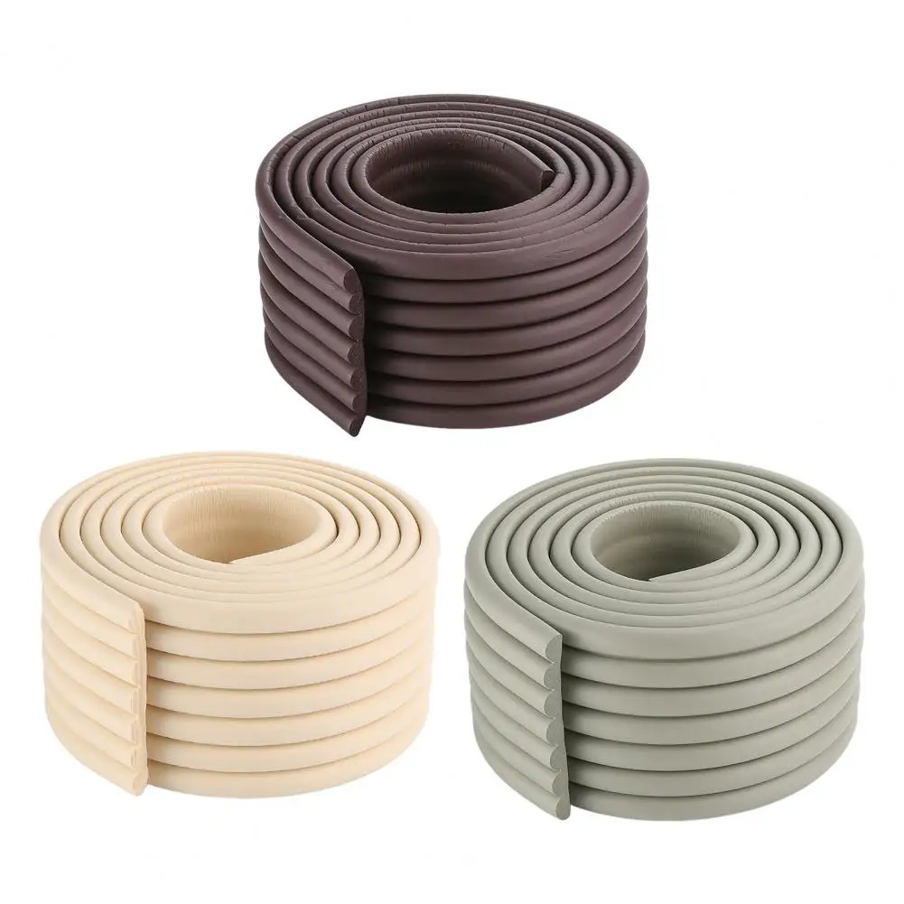2Pcs 400x8CM Anti-Collision Foam Safety Strip Cuttable Self-Adhesive 0.8CM Extra Thick Baby Proofing Furniture Corner Desk Table