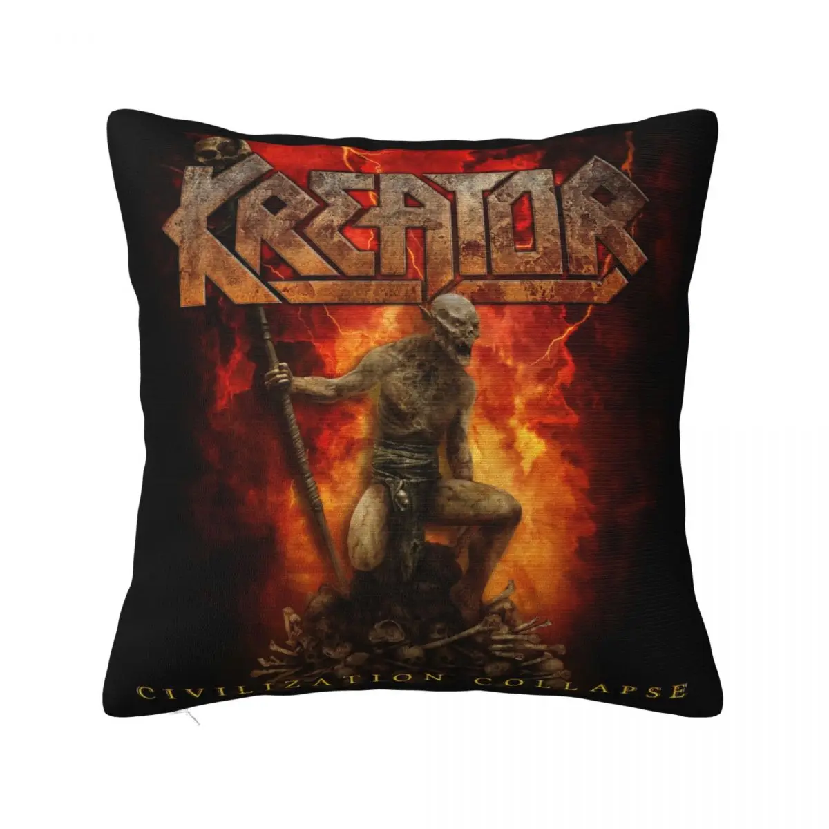 New Kreator Civilization Collapse Dtg Printed S 7Xl Designing Children Newest Breathable Dj Wholesale Simple Pillow Case