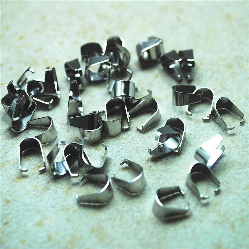 200PCS Stainless Steel Clasp Size 10MM 304 DIY Jewelry Accessories For Women's Fashion Jewelry Making Fittings Free Shippings