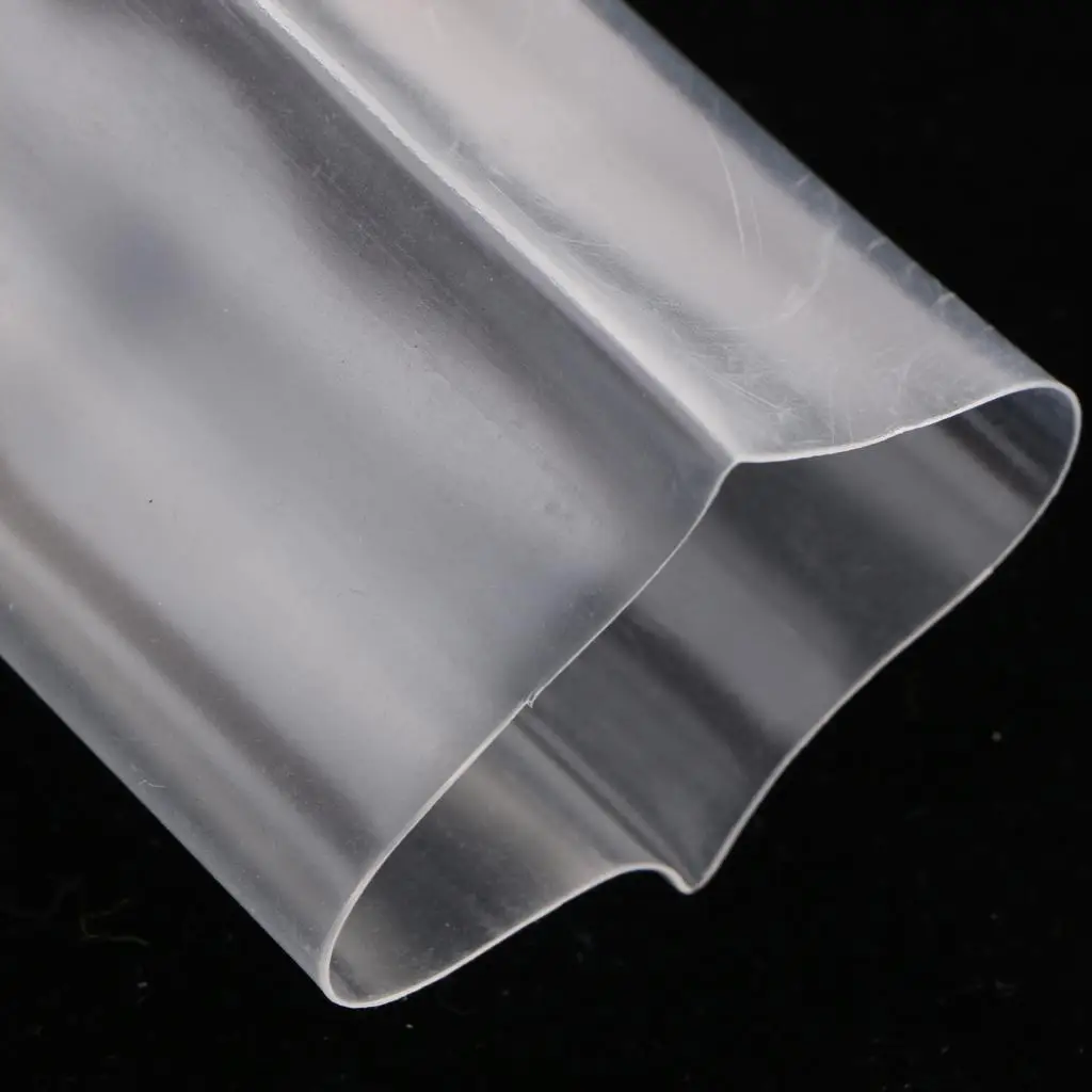 Clear Transparent Heat Shrink Tubing Wrap Sleeve Diameter 50mm x 0.2m