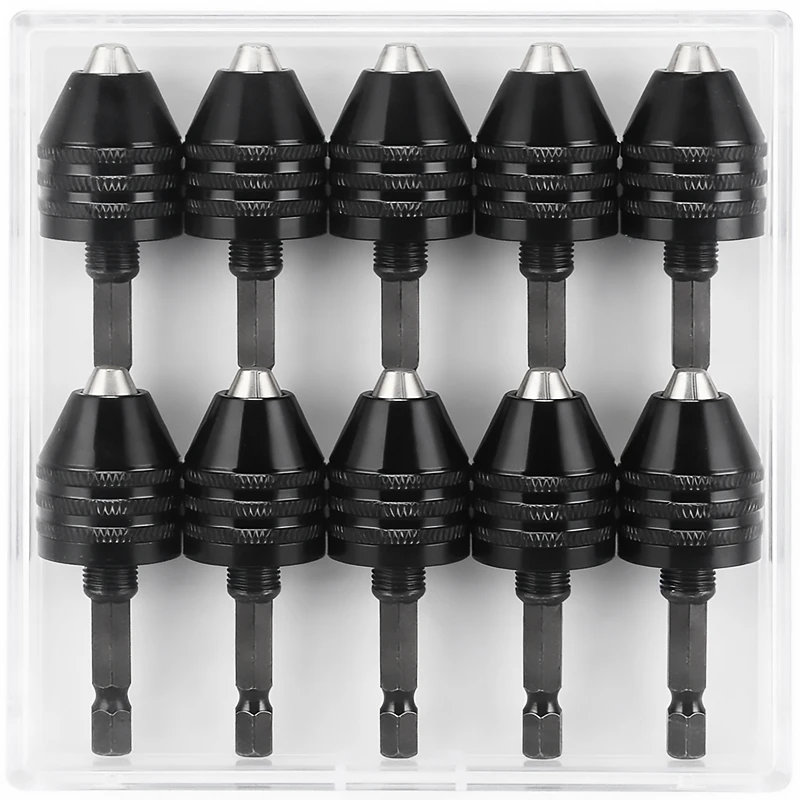 

Трехкулачковый быстрозажимной патрон для электродрели, адаптер для ударного шуруповерта, насадки, патроны для электродрели с шестигранным хвостовиком, инструменты