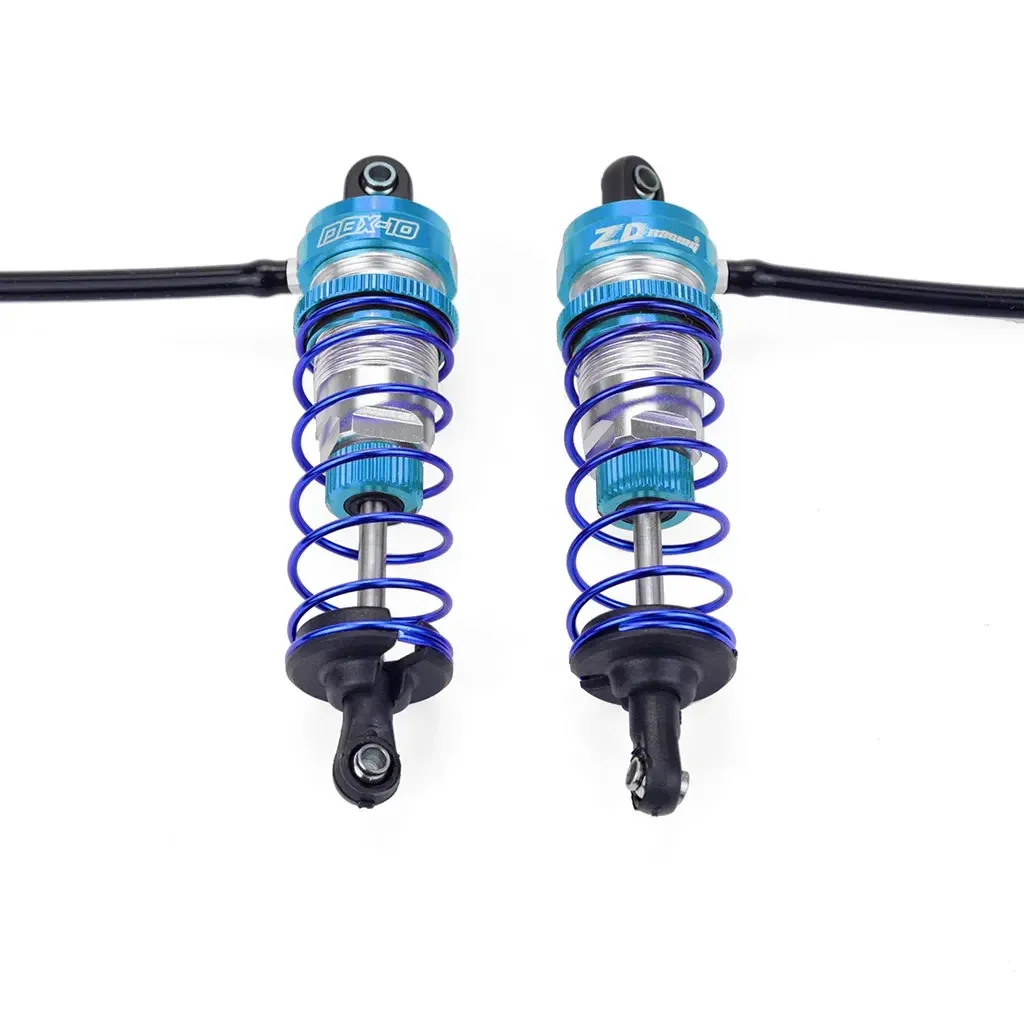 ZD Racing Oil Adjustable Shock Absorber 92mm Front & 105mm Rear Damper Suspension for 1/10 RC Car Parts Truck Crawler Axial TRX4