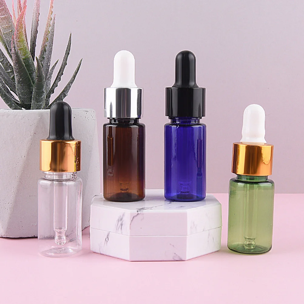 Dropper Bottles Essential Oil Perfumes Plastic Droppers for Oils Glass Hair Applicator The Pet Travel Shampoo