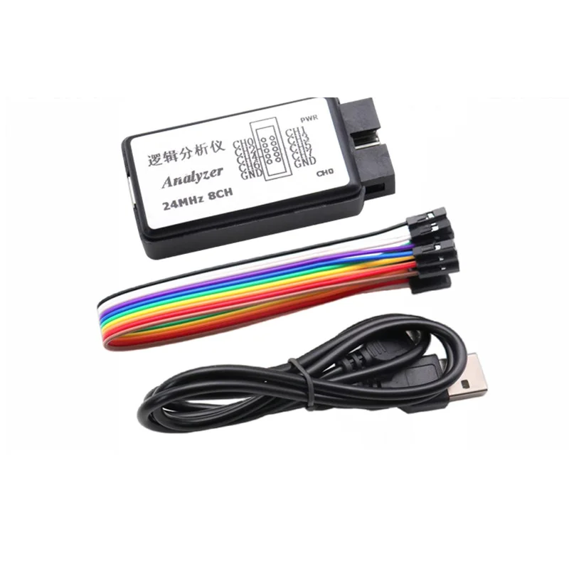 USB logic analyzer MCU ARM FPGA debugging tool 24M sampling 8 channel USB