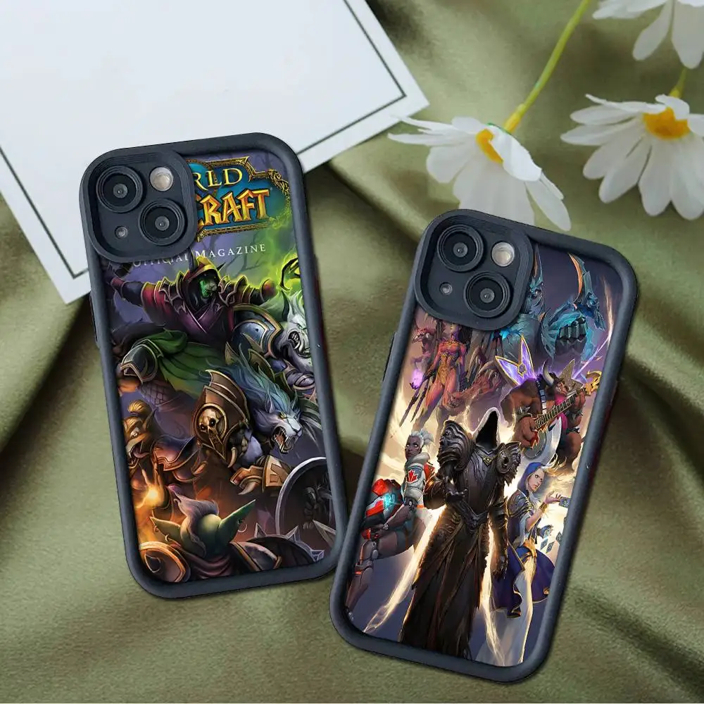 Games W-WarcraftS Vintage For IPhone 17 16 15 14 13 12 11 Pro Max Plus Phone Case Covers