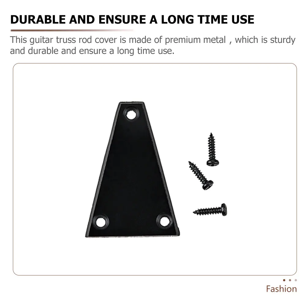 

Metal Triangular Core Cover for Guitar Truss Rod Covers Electric Parts Replacement Durable Lightweight Suitable for Guitars