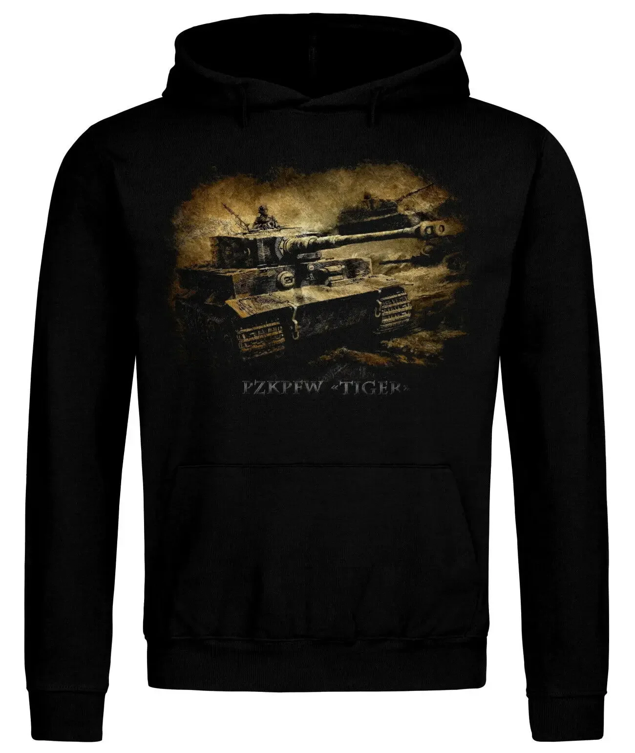 

German Army Tiger Tank Panzer WW2 Wehrmacht Men Hoodie Sweatshirt