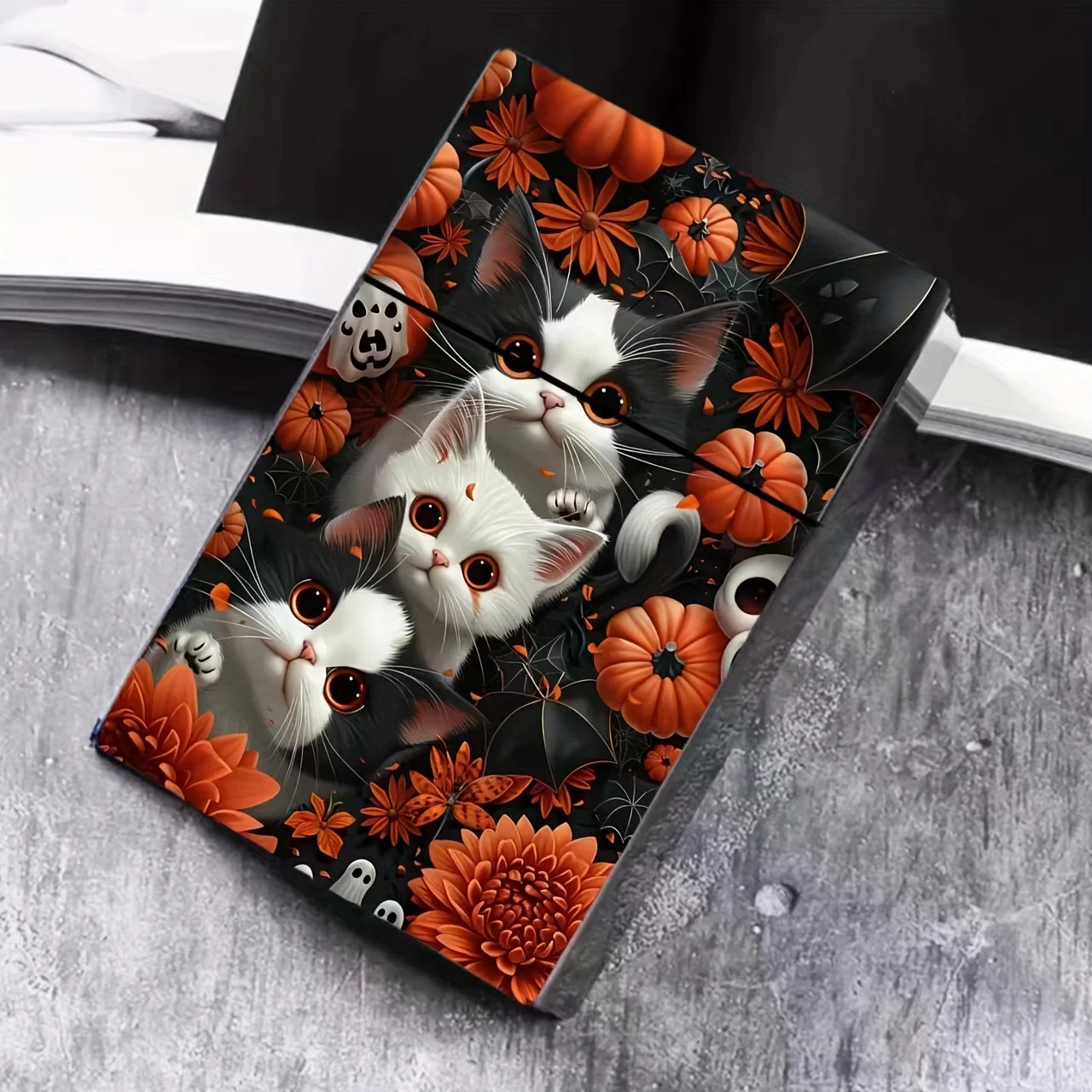 Chic Halloween-Themed Cigarette Case - 84Mm Flip-Top Storage Box For Women, Perfect Gift Idea Cigarette Case For Women