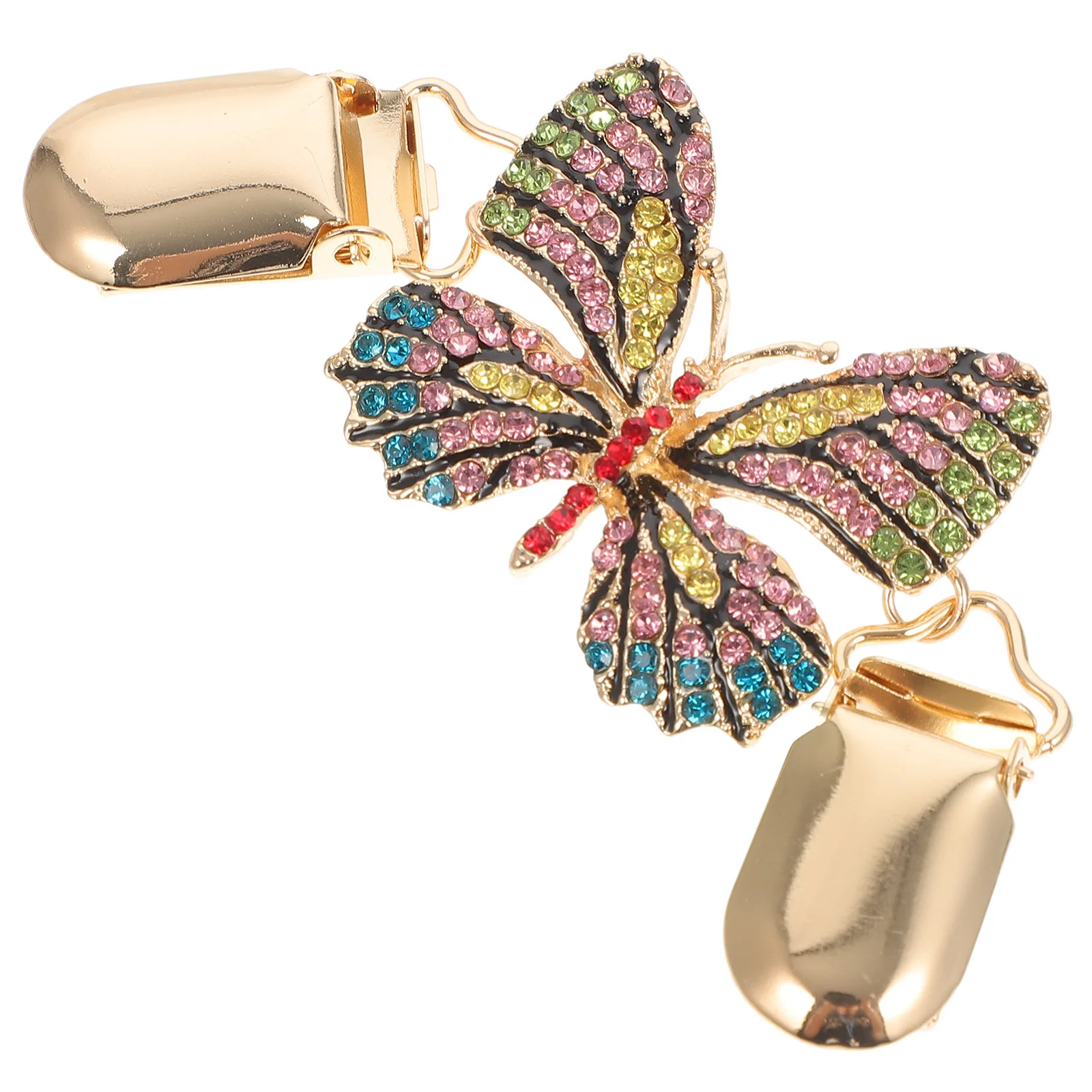

Butterflies Sweater Shawl Clip Alloy Durable Retro Cardigan Clip Clothing Accessory Elegant Brooch for Women Sweater Clasp