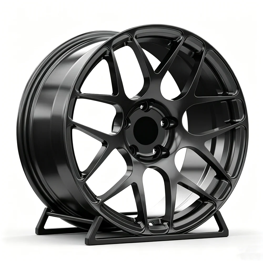 

Gunmetal Machined Custom Forged Wheels Black and White 5x112 5x130 5x120 5x114.3 Alloy 18-24 Inch for Cadillac CT5
