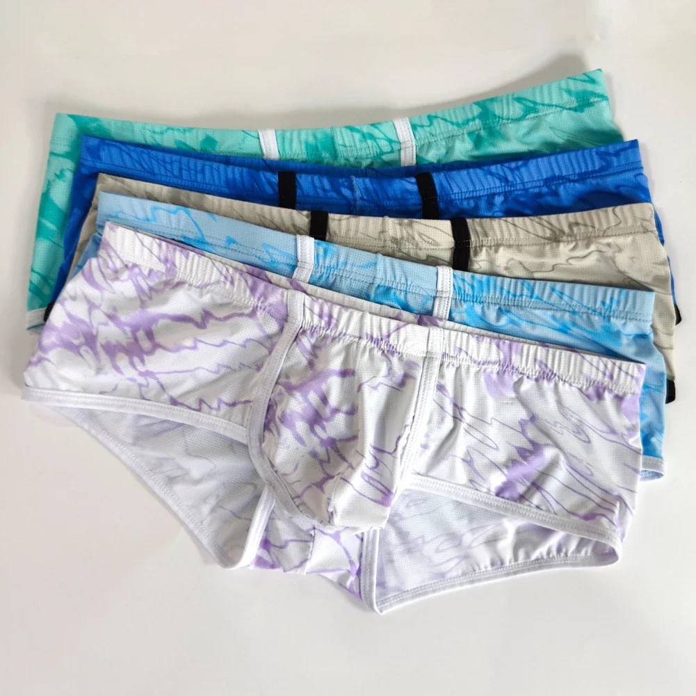 Mens Panties Low Rise Men's Panties Lifting Boxer Shorts Elastic Underpants Sexy Lingerie Pouch Briefs Underwear Men's Clothing