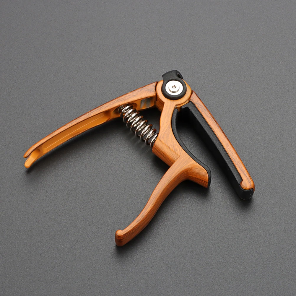 

Guitar Capo Accessories Capos for Classical Ukulele Adjustable Light Brown Acoustic Man