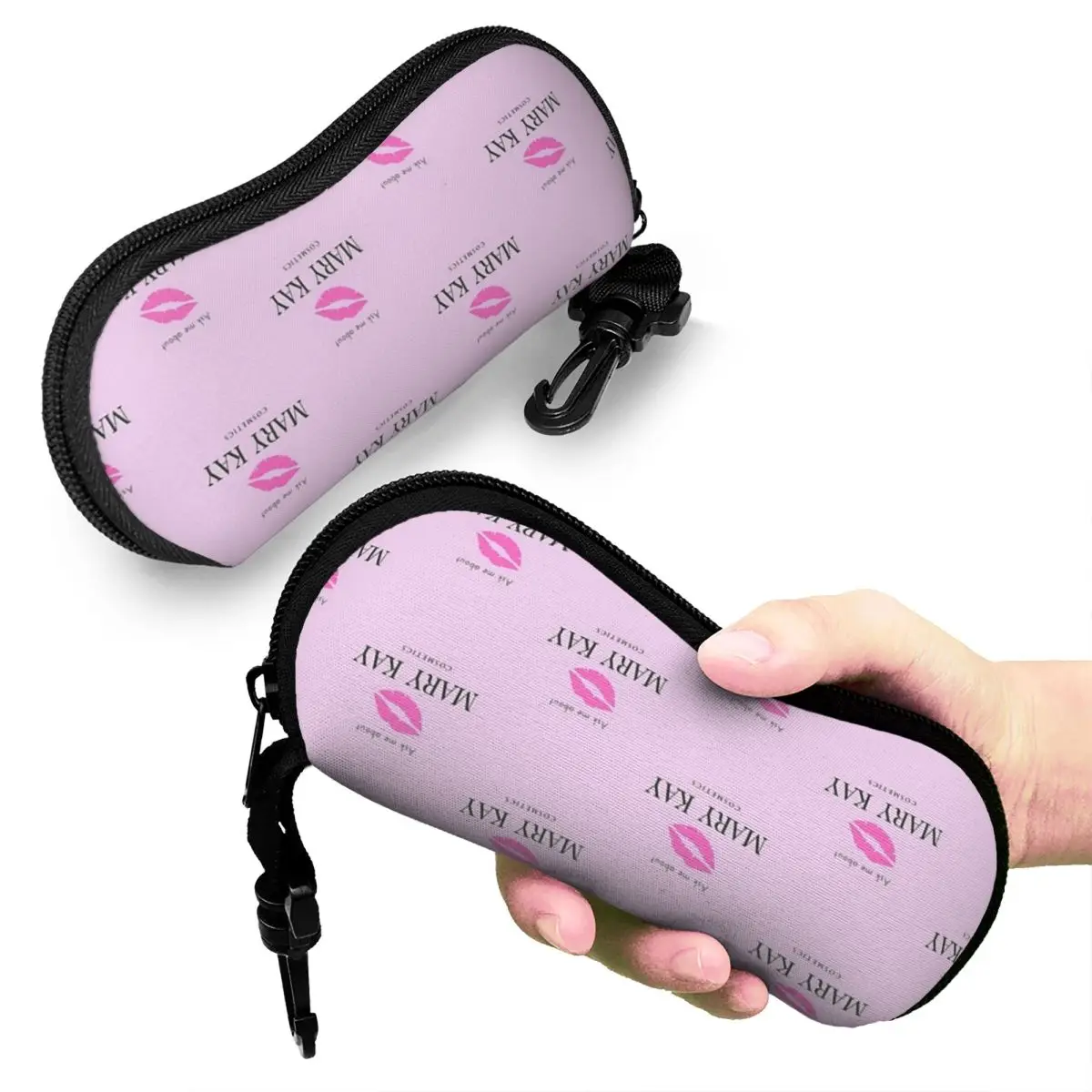 

Ask Me About Mary Kay Cosmetics Shell Glasses Case Protective Sunglasses Box Women Men Soft Eyeglasses Bag Pouch