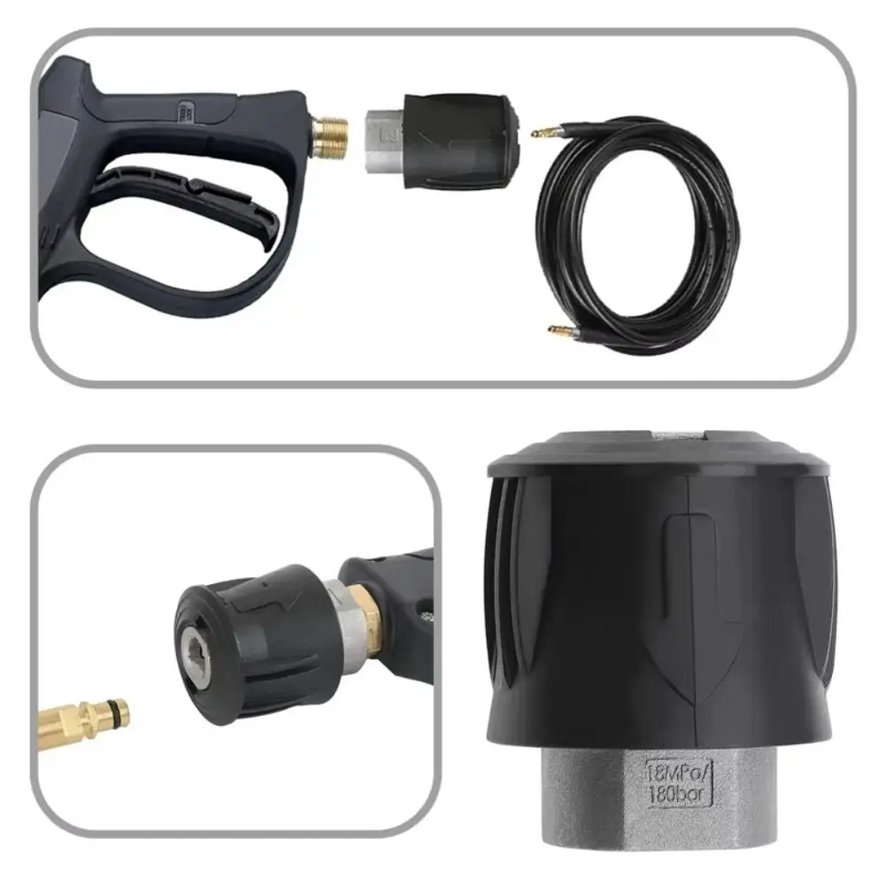 

M22-14MM адаптер для шланга высокого давления, алюминиевый разъем для мойки высокого давления для Karcher, Bosch, Nilfisk, Lavor