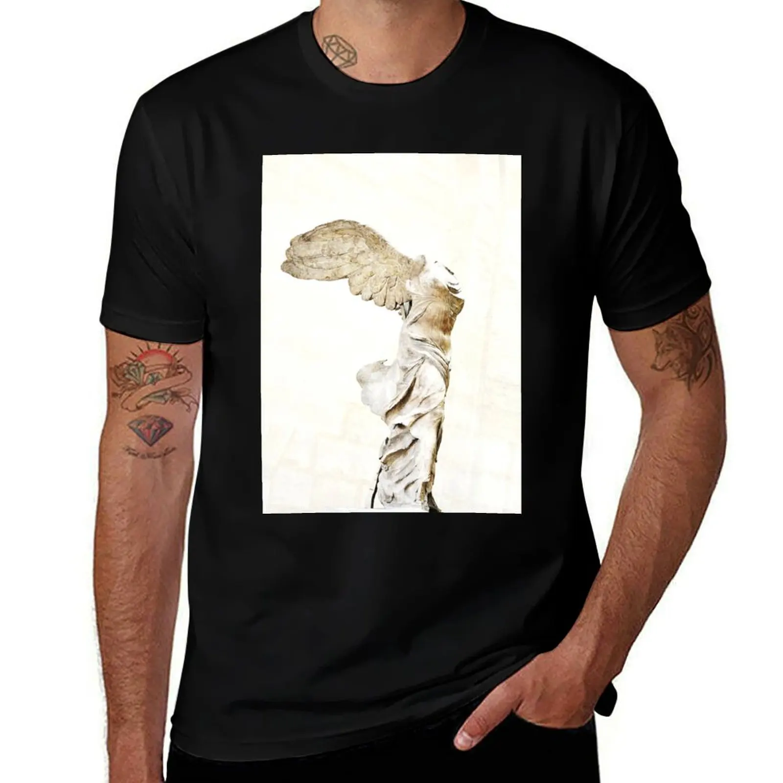 

Winged Victory of Samothrace T-Shirt anime stuff quick drying man clothes Short sleeve tee men