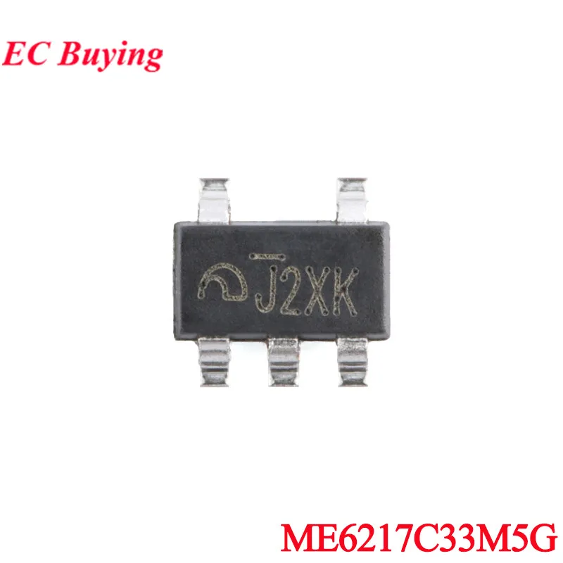 20Pcs/10pcs ME6217C33M5G ME6217C J2XK 6217C SOT-23-5 3.3V 800mA High PSRR Low Dropout LDO Linear Regulator Chip IC