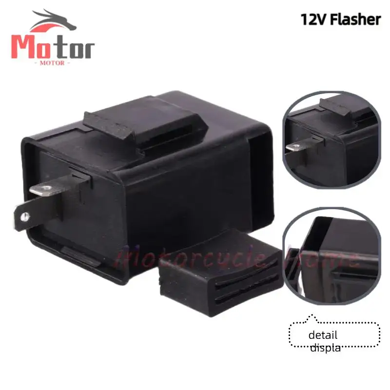 

Motorcycle Flasher Motorcycle LED Adjustable Turn Signal Flasher 12VTurn Signal Control Relay Lamp Controller Regulator