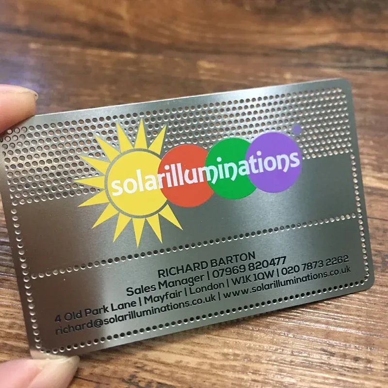 

Manufacturer Customized Stainless Steel Hollow Metal VIP Membership Card Metal Business Card