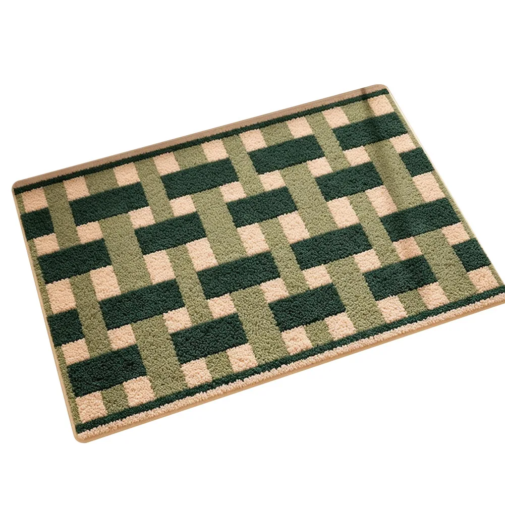 1pc 45*70cm Soft Absorbent Bath Mat Bathroom Rugs Non-Slip Quick-Dry Bath Rug Floor Mat For Bathroom Entryway Kitchen