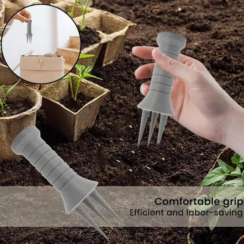 

Hand Tiller Garden Tool Lawn Cultivator Manual Aerator Cultivator For Digging Weeding Plant Care Growth Support Garden Lawn Soil