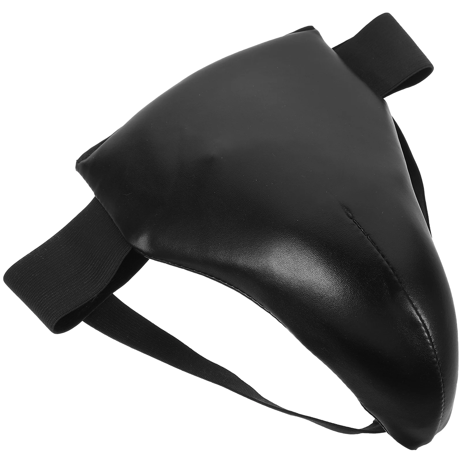 

Professional Groin Protector Comfortable Wear Resistant Crotch Guard Reusable Training Support Boxing Pu Sports Equipment