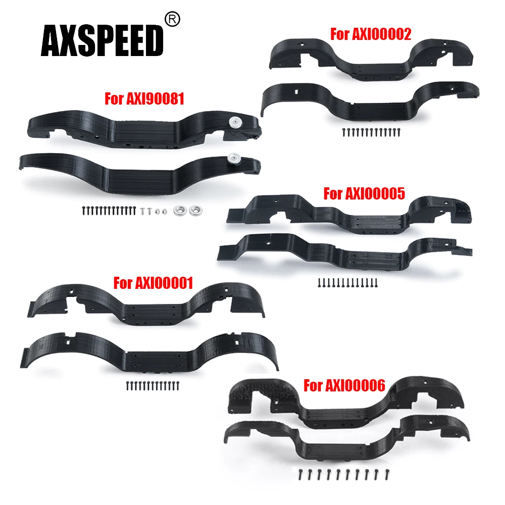 AXSPEED Paralama Interno para Axial SCX24 90081 Deadbolt Chevrolet C10 Wrangler Gladiator Bronco 1/24 RC Crawler Car Part