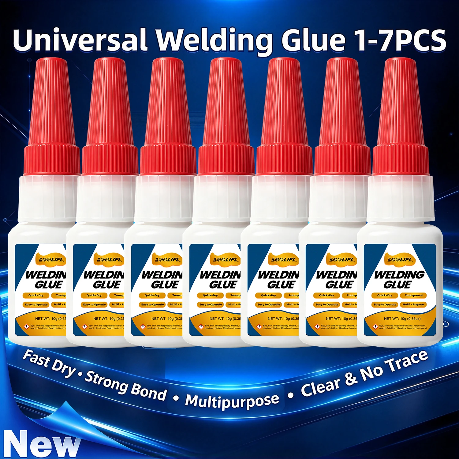 35G 10G Welding Glue Multipurpose Instant Clear Adhesive Fast Dry Oily Super Glue For Wood Glass Shoe Metal Plastic Repair Tool