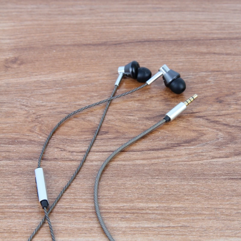 Auricolari XSLD8 nell'orecchio 1DD+1BA telecomando con chiamate con microfono, adatti per telefoni e computer OPPO, Huawei, Xiaomi, Android