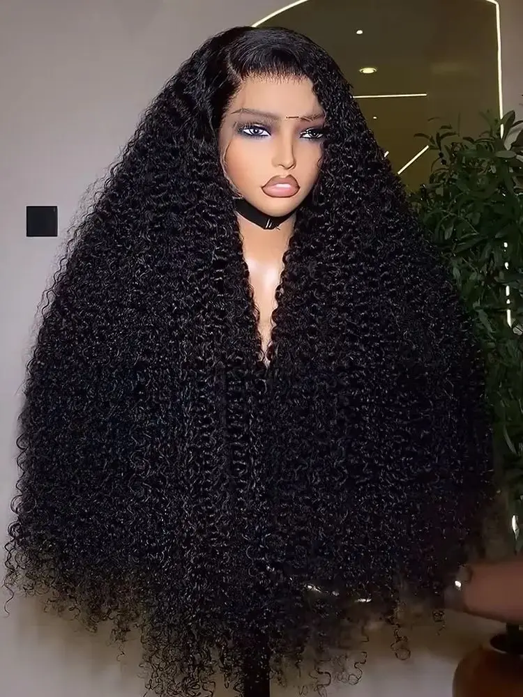 

200 Density 13x6 13x7 HD Transparent Lace Frontal Wig 30 40 Inch Deep Wave 6x6 Closure Glueless Wig Human Hair 13x4 Curly Wigs