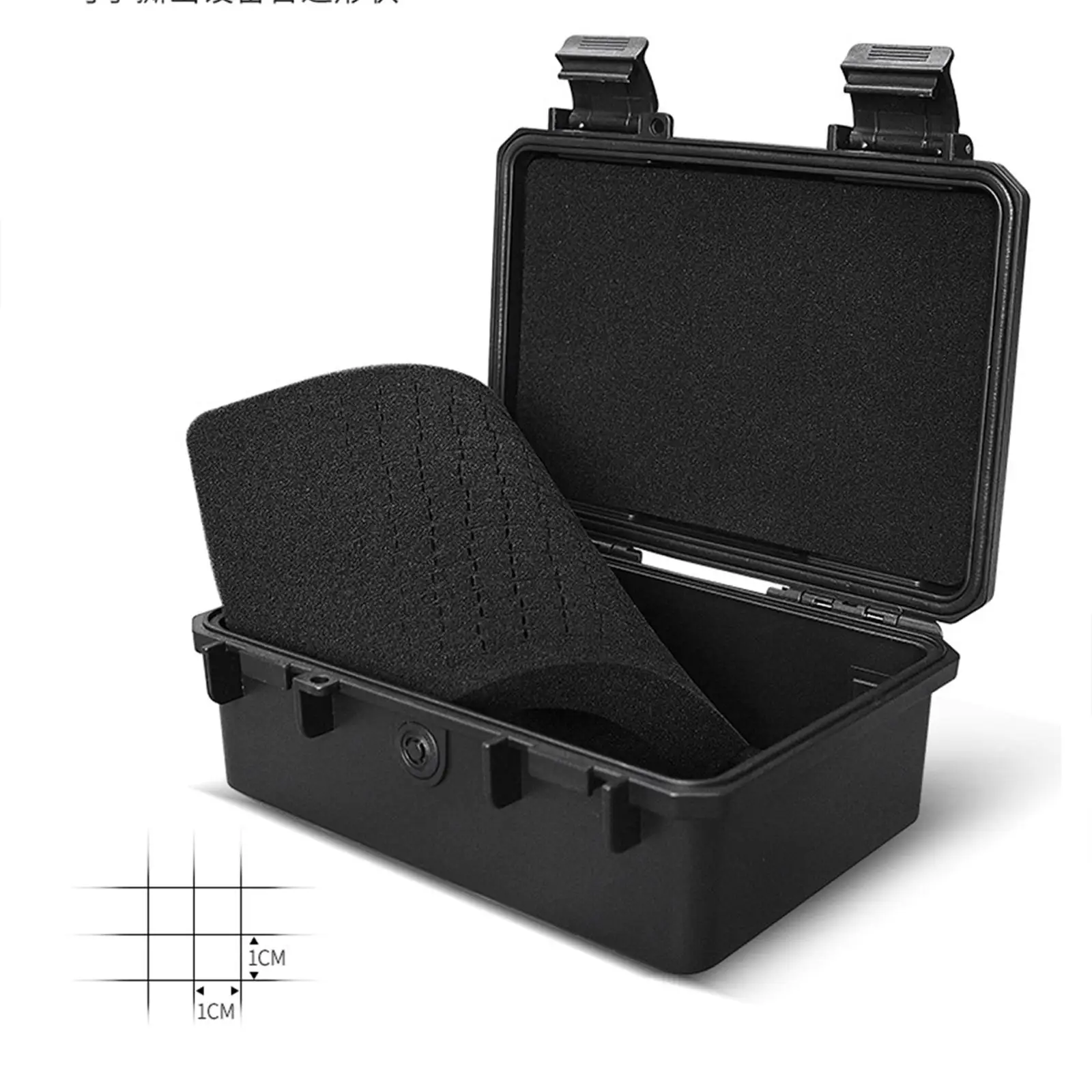 

Instrument Tools Box Protection Splashproof Waterproof Multipurpose Hard Storage Case for Nuts Emergency Repairs DIY Screw Home