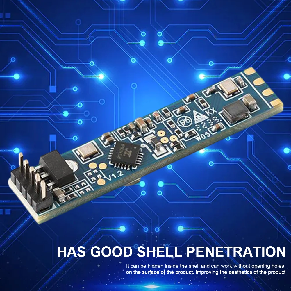 

LD2410B Модуль умного датчика обнаружения сердцебиения Статус присутствия человека Радарный сенсорный модуль FMCW 24 ГГц Модуль датчика движения человека