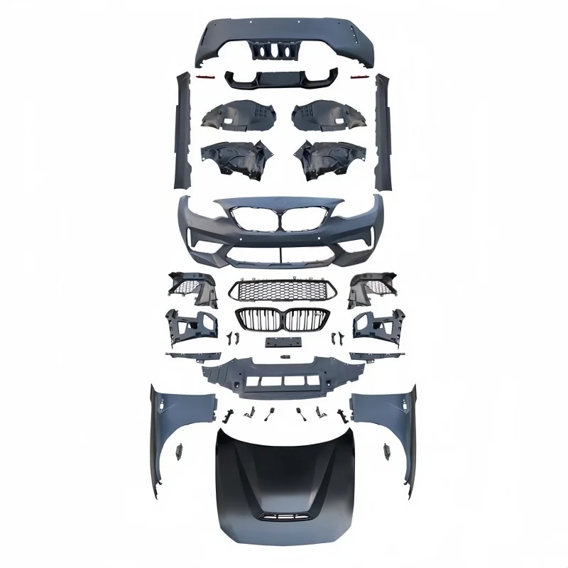 

Suitable for 14-20 Models of 2 Series F22 M2 F87. for Modifying the Wide-body M2C Front Rear Bumpers Hood Large Body Kit.