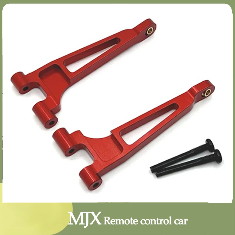 MJX-piezas de coche con Control remoto, actualización de Metal después de la modificación del brazo oscilante superior, 1/14, 14209, 14210