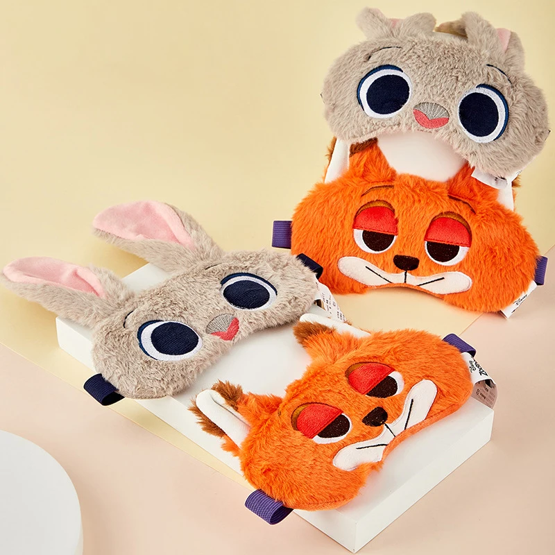 Kawaii Disney Animation Zootopia Judy Hopps Peripheral Comfort Sleeping Eye Mask Kawaii Lunch Break Soft Plush Blackout Eye Mask