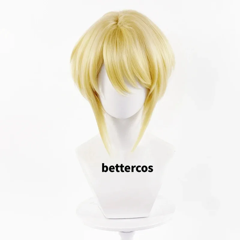 ويليام جيمس موريارت تأثيري أنيمي موريارتي باتريوت شقراء قصيرة مقاومة للحرارة الشعر الاصطناعية + غطاء شعر مستعار مجاني GF؛ M7EFD؛ 5D #5