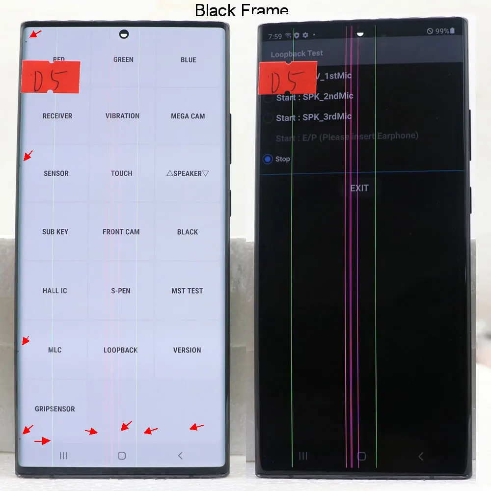 AMOLED LCD Note 20 Ultra For SAMSUNG Galary Note 20 Ultra N985 N986 Disaplay LCD Screen Touch Digitizer Assembly