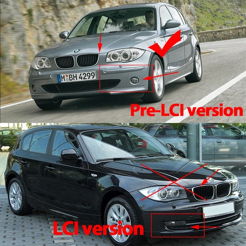 Imagen 2 del producto Bombillas de luces LED de ojo de Ángel 60W 3000LM para BMW 1 serie E87 116i 116d 118i 118d 120i 120d 130i pre-LCI 04-07