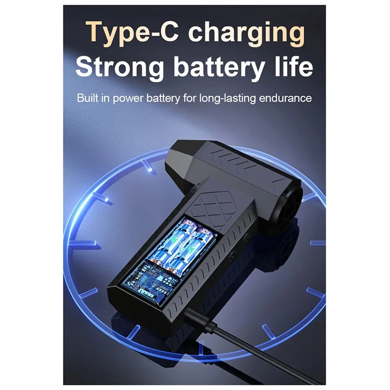 AB42-2 - พัดลมดูดฝุ่นใน 1 เทอร์โบสำหรับทำความสะอาดคีย์บอร์ดคอมพิวเตอร์พัดลมรุนแรง + เครื่องมือทำความสะอาดเครื่องดูดฝุ่น