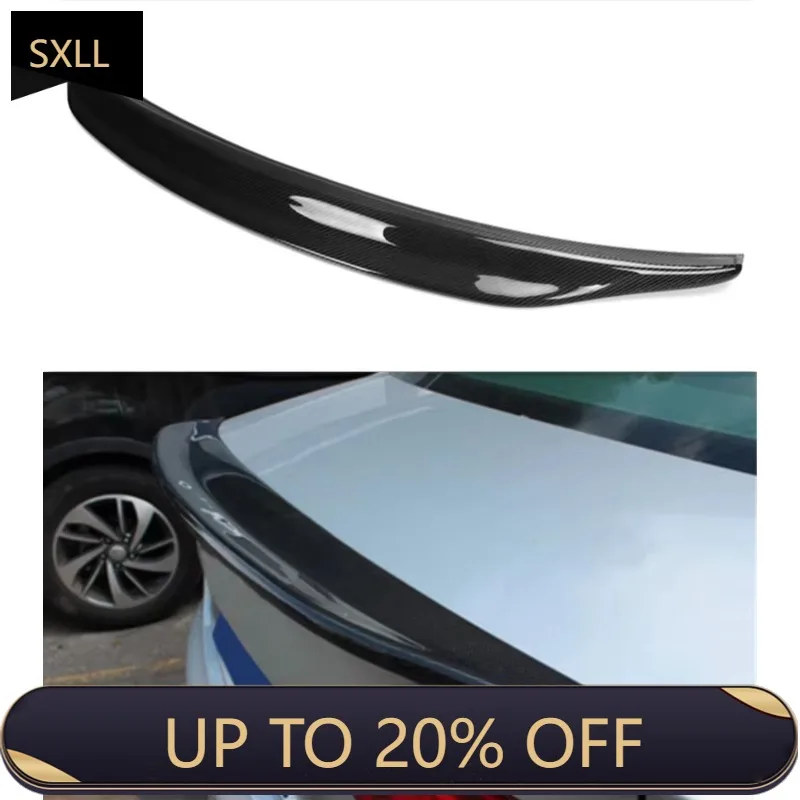 

SXLL C7 2013-2016 Trunk Wing Trim A6 C7 Car Luggage Rear Rear A6 Spoiler True Carbon Fiber Belgian Style Spoiler