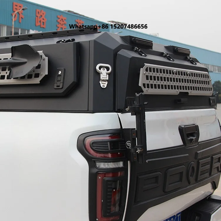 4x4 Waterproof 8FT Steel Pickup Hardtop Topper Camper Truck Canopy for Hilux dodge Ram DMAX