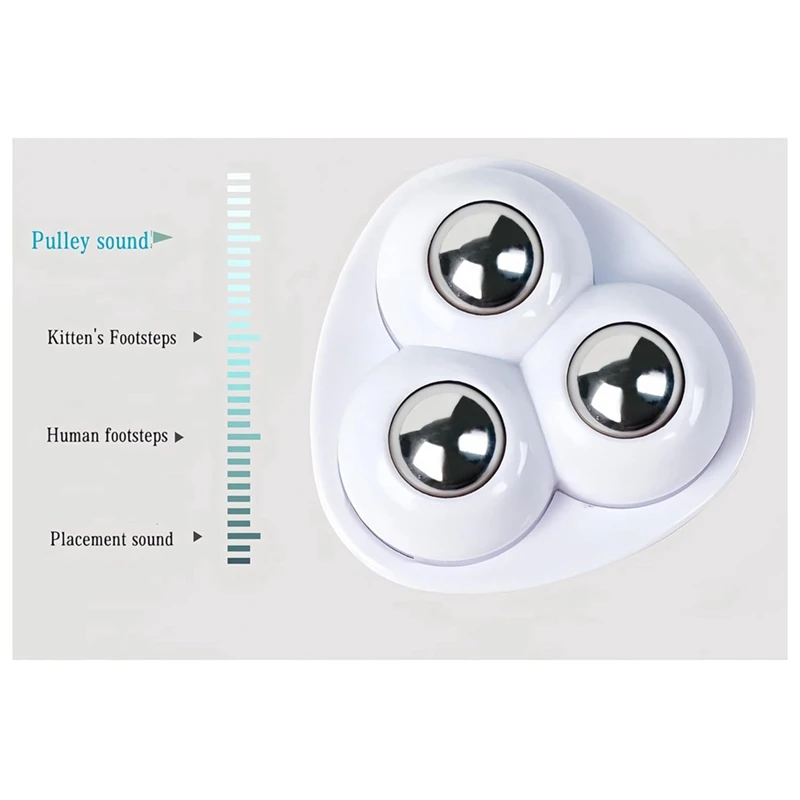 12Pcs Metal Mini Swivel Wheels Self-Adhesive Casters 360 Degree Swivel Self-Adhesive Easy Install Easy To Use Pulley