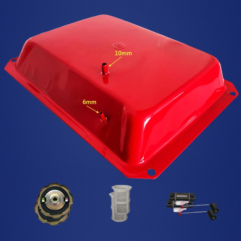 Fuel tank assembly For 170F 178F 186F 188 single cylinder air-cooled diesel generator 3KW 5KW generator accessories