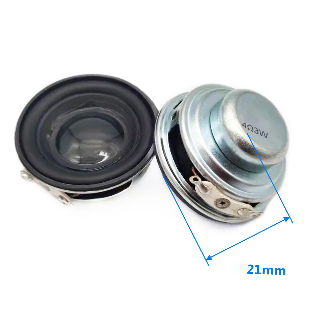 2 pcs4 ohm 3w5W toy speaker accessories 40mm internal magnetic speaker speaker 1.5 inch, 16 core dual magnetic Bluetooth speaker